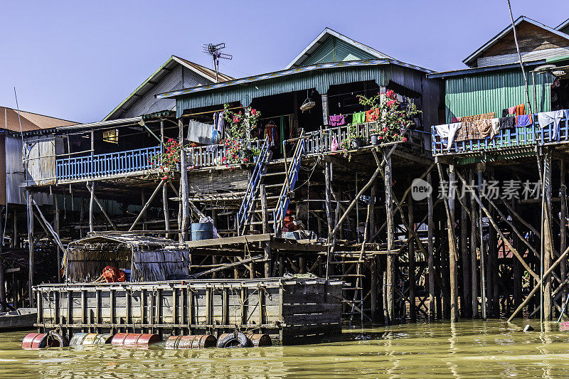 Kampong Phluk漂浮村庄